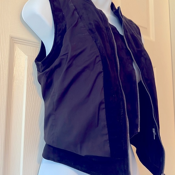 BCBG suede moto vest - Picture 9 of 11